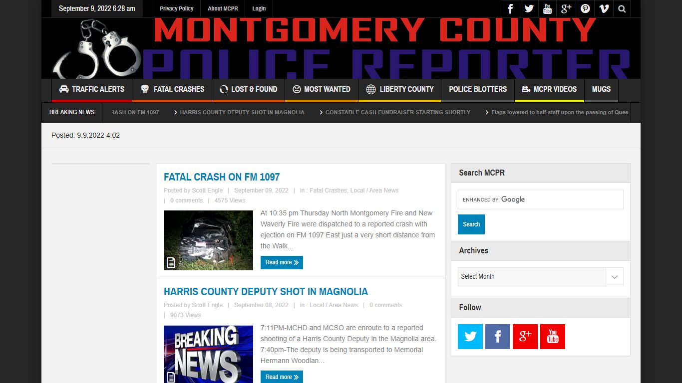 Montgomery County Police Reporter